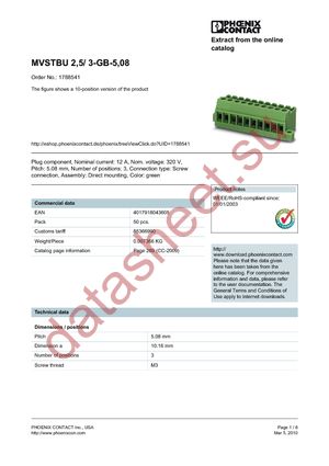 1788541 datasheet  